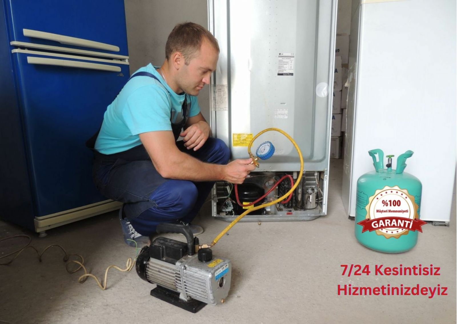Milas Buzdolabı Gaz Dolumu